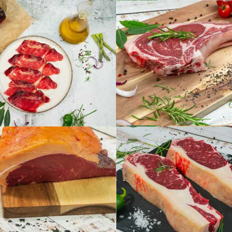Lote premium (picanha, entrecot, cecina y chuleta )