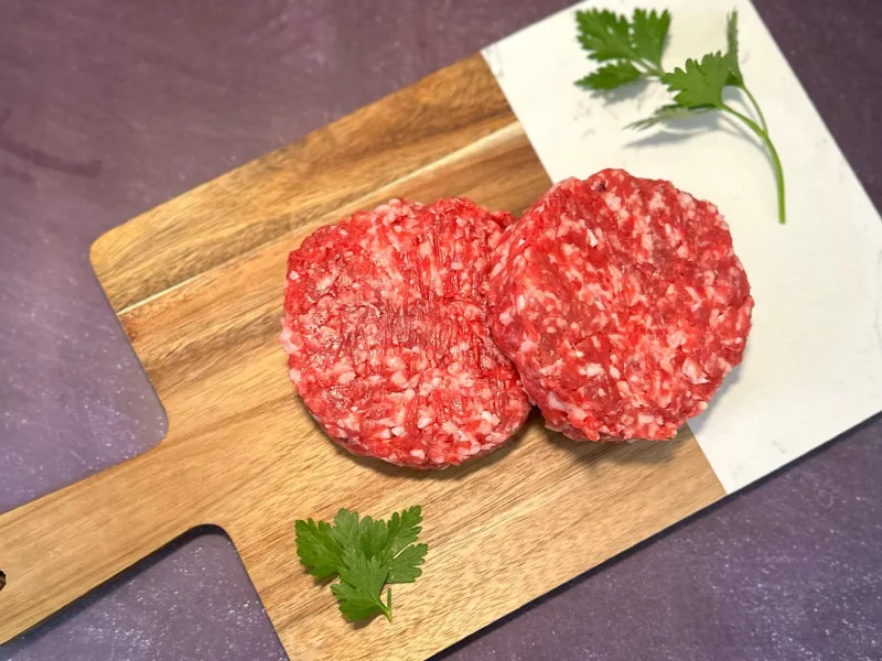 hamburguesa de buey